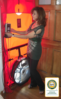 BPI Training with Blower Door and Monometer Pressure Device