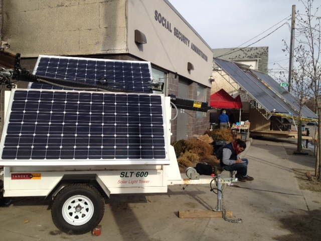 Greenpeace mobile solar lighting
